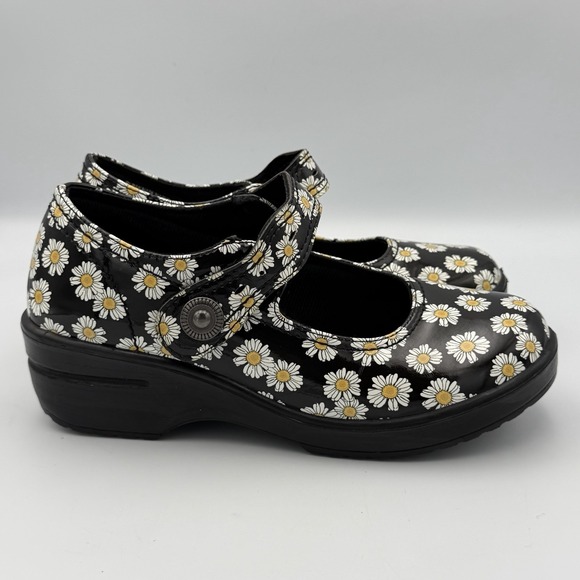 Easy Works Easy Street Daisy Floral Mary Jane Comfort Shoes 8.5W Cottagecore - Picture 8 of 9